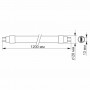 Матова LED лампа Videx T8b 18Вт 4100K 1,2м (VL-T8b-18124)