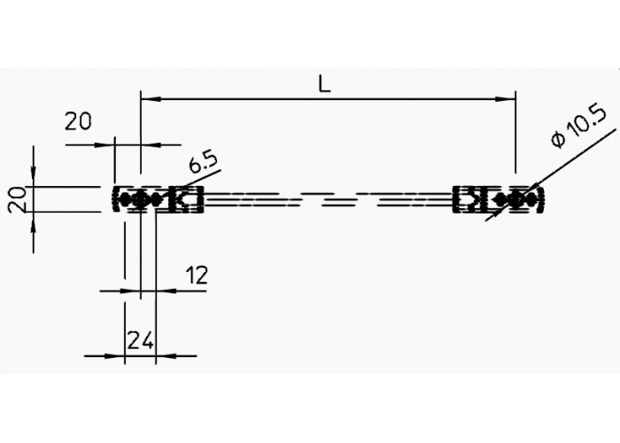 Мідна закоротка OBO Bettermann (5331013) 300мм