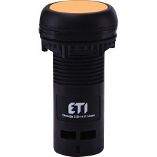 Моноблочна втоплена кнопка ETI 004771462 ECF-01-Y (1NC жовта)