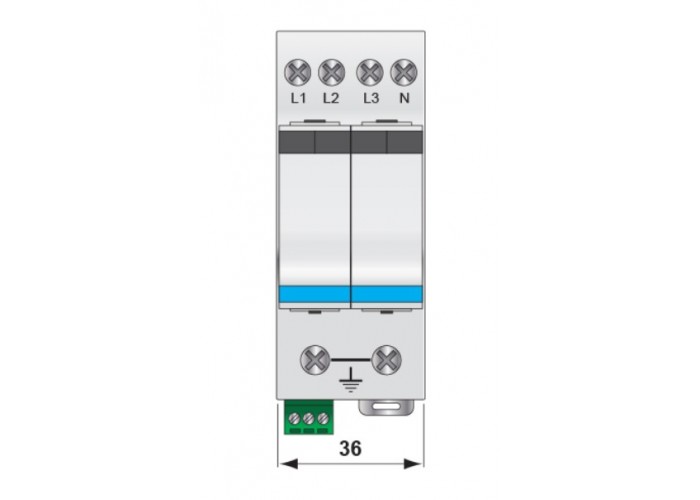 Ограничитель перенапряжения ETI 002442971 ETITEC V 2T3 255/5 (4+0)
