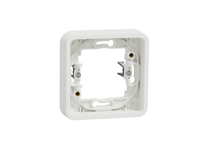 Одномісна рамка Schneider Electric MUR39108 із затискачами IP55 (біла)
