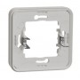 Одномісна рамка Schneider Electric MUR39108 із затискачами IP55 (біла)