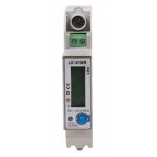 Одномодульний лічильник енергоспоживання F&F LE-01MR 230В 100А