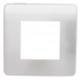 Однопостовая рамка Schneider Electric NU280255 (хром/белый)