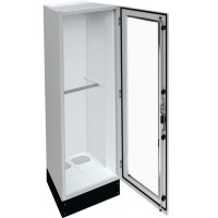 Підлоговий щит із прозорими дверима Hager FR22U2 Univers IP55/II 1850x550x400мм із цоколем h=200мм