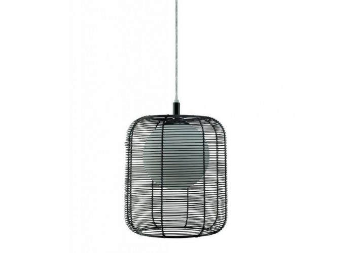 Пластиковий підвісний світильник Philips 915004240001 Massive Debussy 408473010 1x60Вт 230В Black