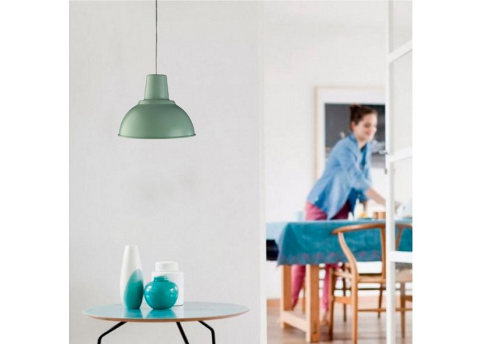 Пластиковий підвісний світильник Philips 915004274501 Massive Hearst 408493310 1x60Вт 230В Green