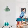 Пластиковий підвісний світильник Philips 915004274501 Massive Hearst 408493310 1x60Вт 230В Green