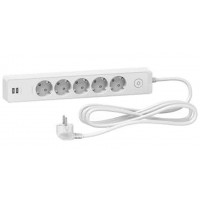 Удлинитель Schneider Electric ST945U3W на 5 гнезд и 2хUSB (3м) белый