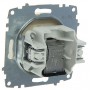 Прохідна TV розетка ABB Cosmo 619-011000-272 (алюміній)