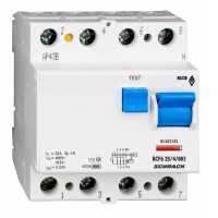ПЗВ Schrack BC602103 6кА 25А 30мА 4P тип AC