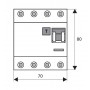 ПЗВ Schrack BC602103 6кА 25А 30мА 4P тип AC