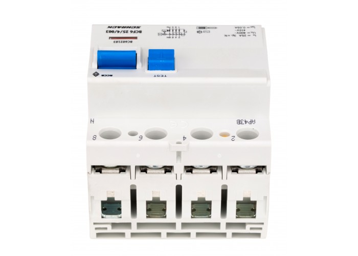 ПЗВ Schrack BC602103 6кА 25А 30мА 4P тип AC