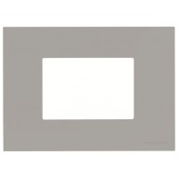 Рамка ABB Zenit 2CLA247300N1301 N2473 PL італійський стандарт 3М (срібло)