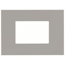 Рамка ABB Zenit 2CLA247300N1301 N2473 PL італійський стандарт 3М (срібло)