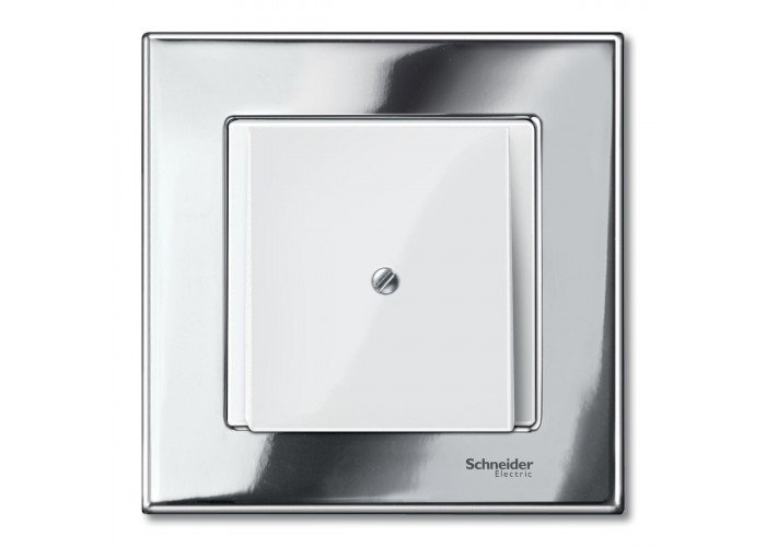 Рамка одинарная M-ELEGANCE metal хром Merten, MTN403139
