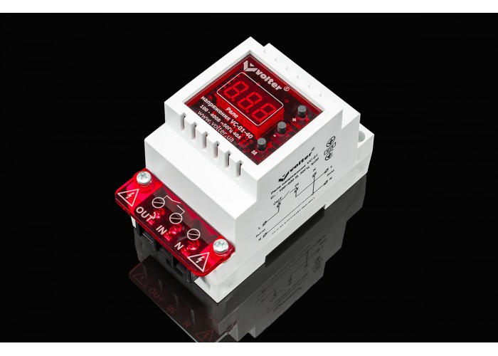 Реле напруги Volter VC-01-16T 16А (підключення трансформатора струму)