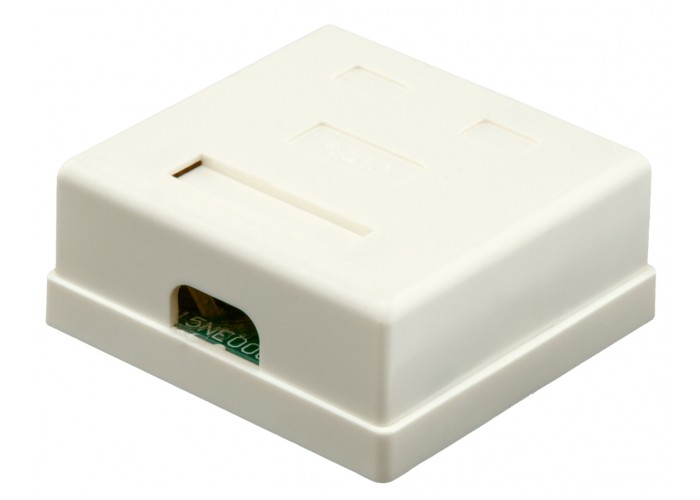 Розетка двопортова LogicPower LP2304 (LP-214) RJ-45 Cat.5e FTP