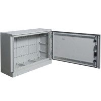 Шафа з поліестеру Hager FL325B Orion Plus IP65 з цоколем і непрозорими дверима 600X850X300мм