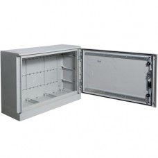 Шафа з поліестеру Hager FL325B Orion Plus IP65 з цоколем і непрозорими дверима 600X850X300мм