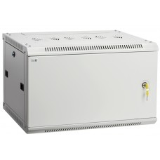 Сірий серверний шафа 19" ITK LWR3-12U64-MF LINEA W 12U 600x450мм