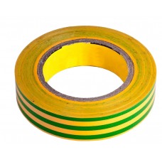 Смугаста ПВХ ізолента 0,13x15мм жовто-зелена 10 метрів DKC