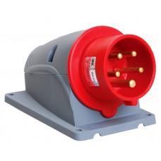 Стаціонарна вилка IEK MAGNUM ССІ-525 32А-6ч/200/346-240/415В 3Р+РЕ+N IP44 (PSN52-032-5)