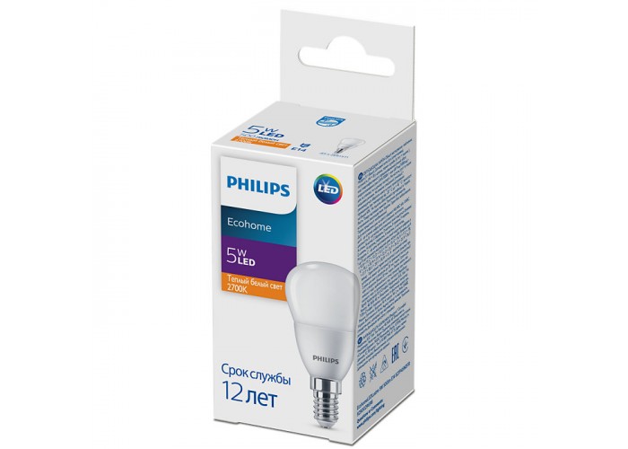 Світлодіодна лампа Philips LEDLustre P45 NDFR RCA 840 6Вт E14