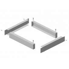 Торцевий цоколь підлогового щита Білмакс Б00029932 6 (BF h=200) BOX Floor IP54