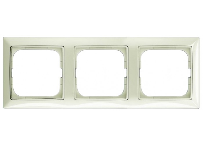 Тримісна рамка ABB Basic 55 2CKA001725A1513 2513-96-507 (білий шале)