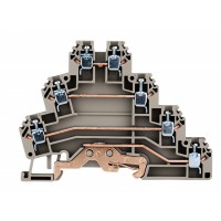 Трирівнева клема Schrack IK680003 3P+P тип PUK3T 2,5мм²