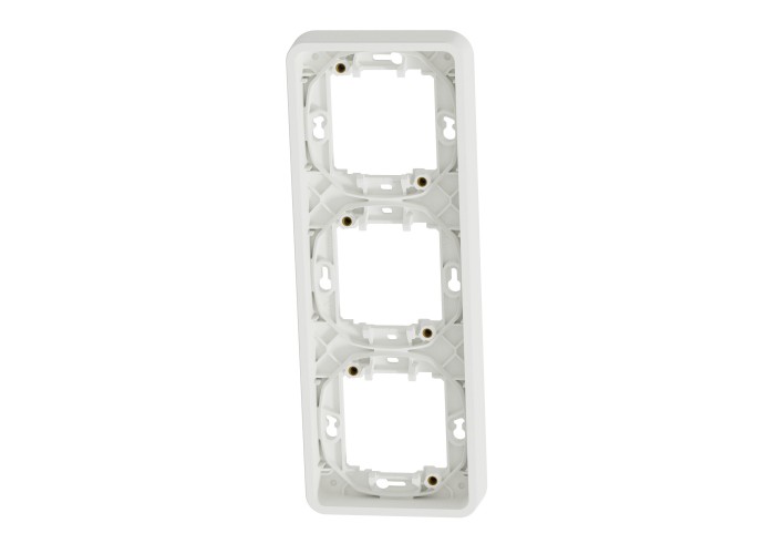 Вертикальна 3-постова рамка Schneider Electric MUR39109 IP55 (біла)