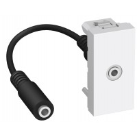 Аудіо Jack 3.5мм розетка Schneider Electric Altira ALB44371 (білий)