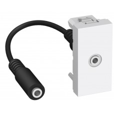 Аудіо Jack 3.5мм розетка Schneider Electric Altira ALB44371 (білий)