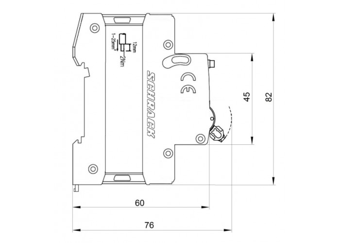 АВДС Schrack AK667840 6кА 40А 30мА 3P+N х-ка C Тип A
