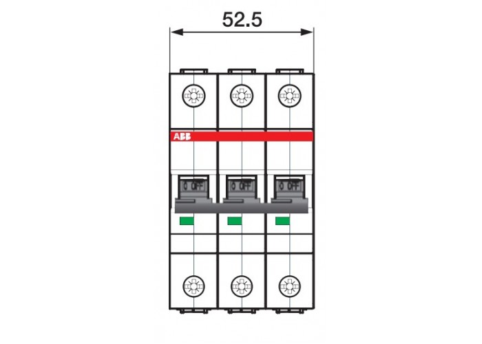 Автоматический выключатель ABB S203-C2 тип C 2А