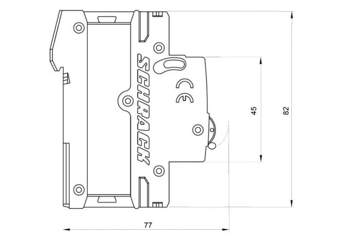 Автоматичний вимикач Schrack AM019310 10кА 10А 3P х-ка D