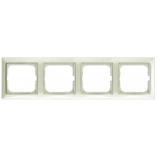 Чотиримісна рамка ABB Basic 55 2CKA001725A1514 2514-96-507 (білий шале)
