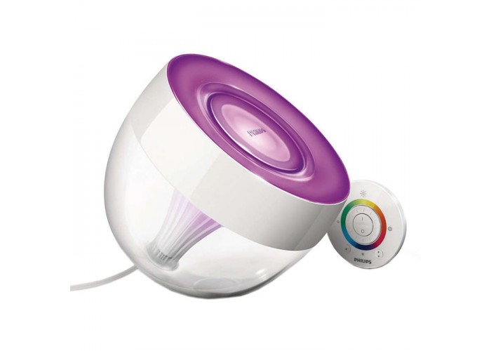 Декоративний багатофункціональний світильник RGB Philips 915004285401 LIC Iris LivingColors Remote control Clear