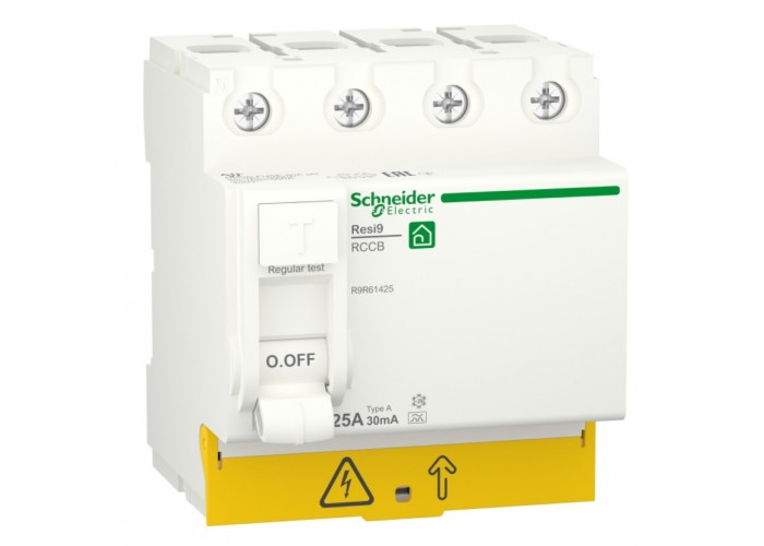 Диференціальне реле Schneider Electric R9R61425 RESI9 4P 25A 30мА