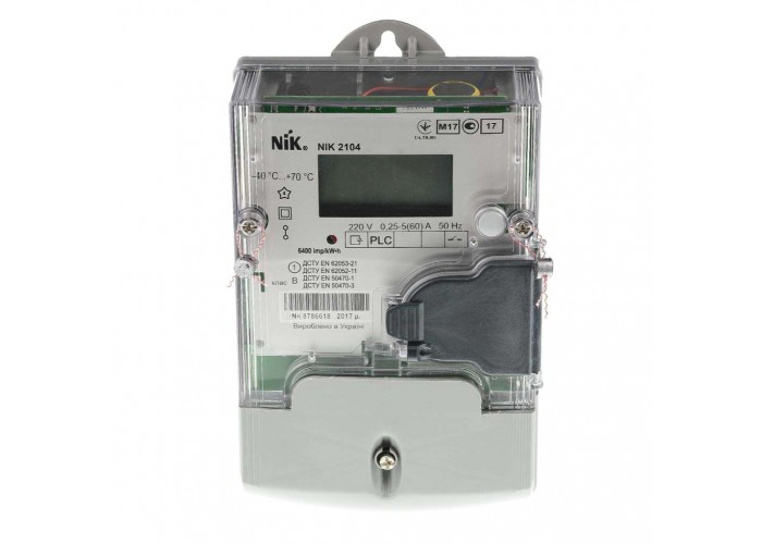 Электросчётчик NIK 2104-02.12P (5-60А +ZigBee радиомодем +реле +RS-485)