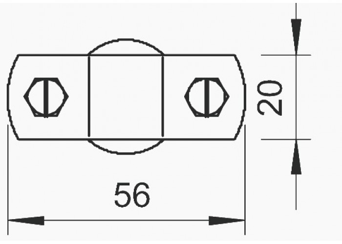 Фасадний тримач катанки OBO Bettermann (5230365) 113 B-MS-HD 43746