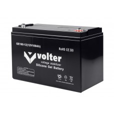 Гелевий акумулятор Volter GEL 12В Н (100Ач) 12В посилений