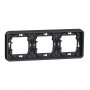 Горизонтальна 3-постова рамка Schneider Electric MUR34109 IP55 (антрацит)