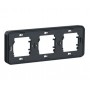 Горизонтальна 3-постова рамка Schneider Electric MUR34109 IP55 (антрацит)