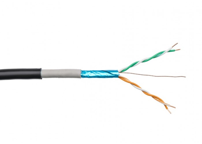 Кабель Logicpower Cat. 5e FTP 2x2x0.50мм CU 305м.