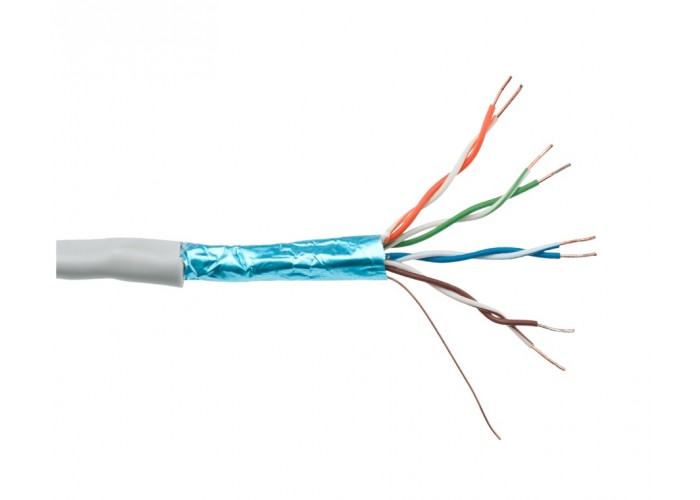 Кабель Logicpower Cat. 5e FTP 4x2x0.51мм CCA 305м.