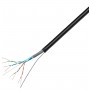 Кабель Logicpower Cat. 5e FTP 4x2x0.51мм CCA 305м із тросом 7x0,4мм