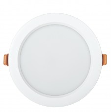 Круглий вологостійкий світильник IEK LDVO0-1821-24-4000-K01 ДВО 1821 PRO 24Вт 4000K IP54