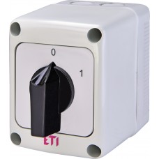 Кулачковый переключатель в корпусе ETI 004773158 CS 10 91 PN (2p «0-1» IP65 10A)